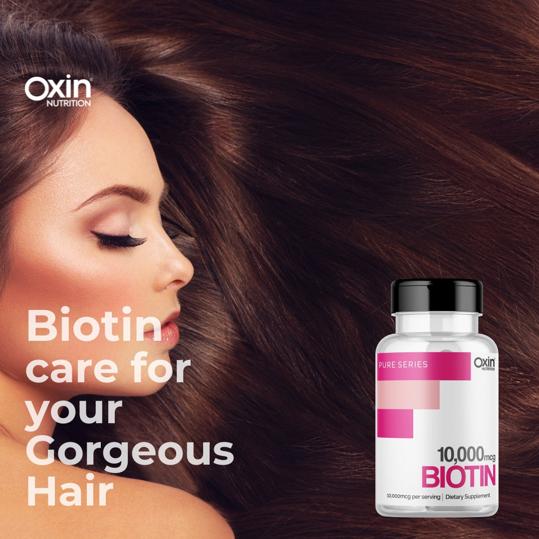 Oxin® Nutrition Biotin 10000mcg Capsule