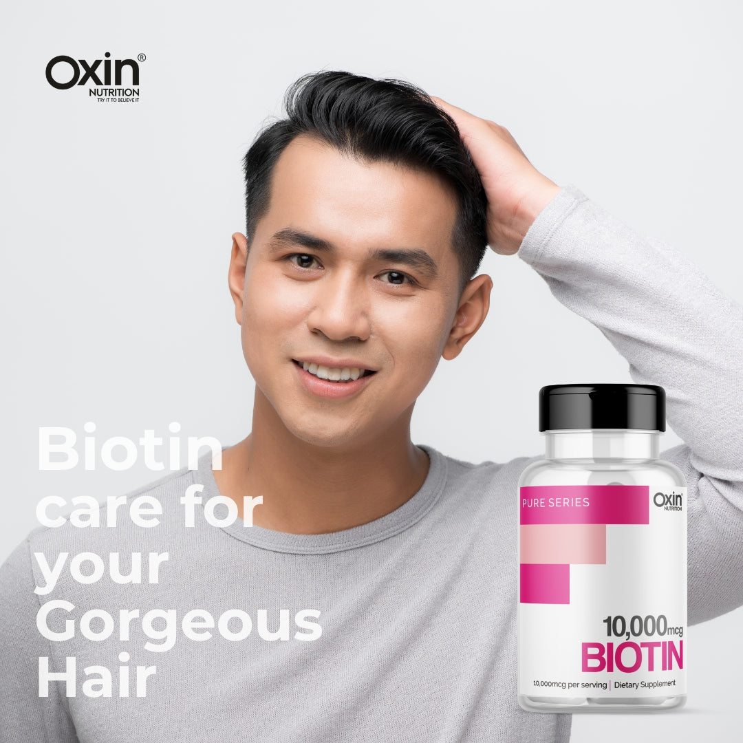 Oxin® Nutrition Biotin 10000mcg Capsule