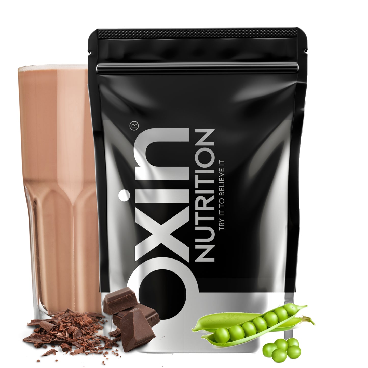 Oxin Nutrition Vegan Isolate Protein - Best Tasting Vegan Protein - Indonesian Cocoa