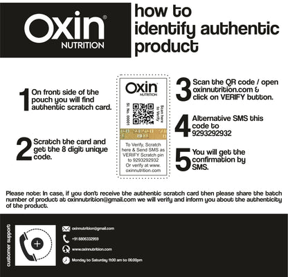 Oxin Nutrition® Pure Isolate Whey Protein Powder