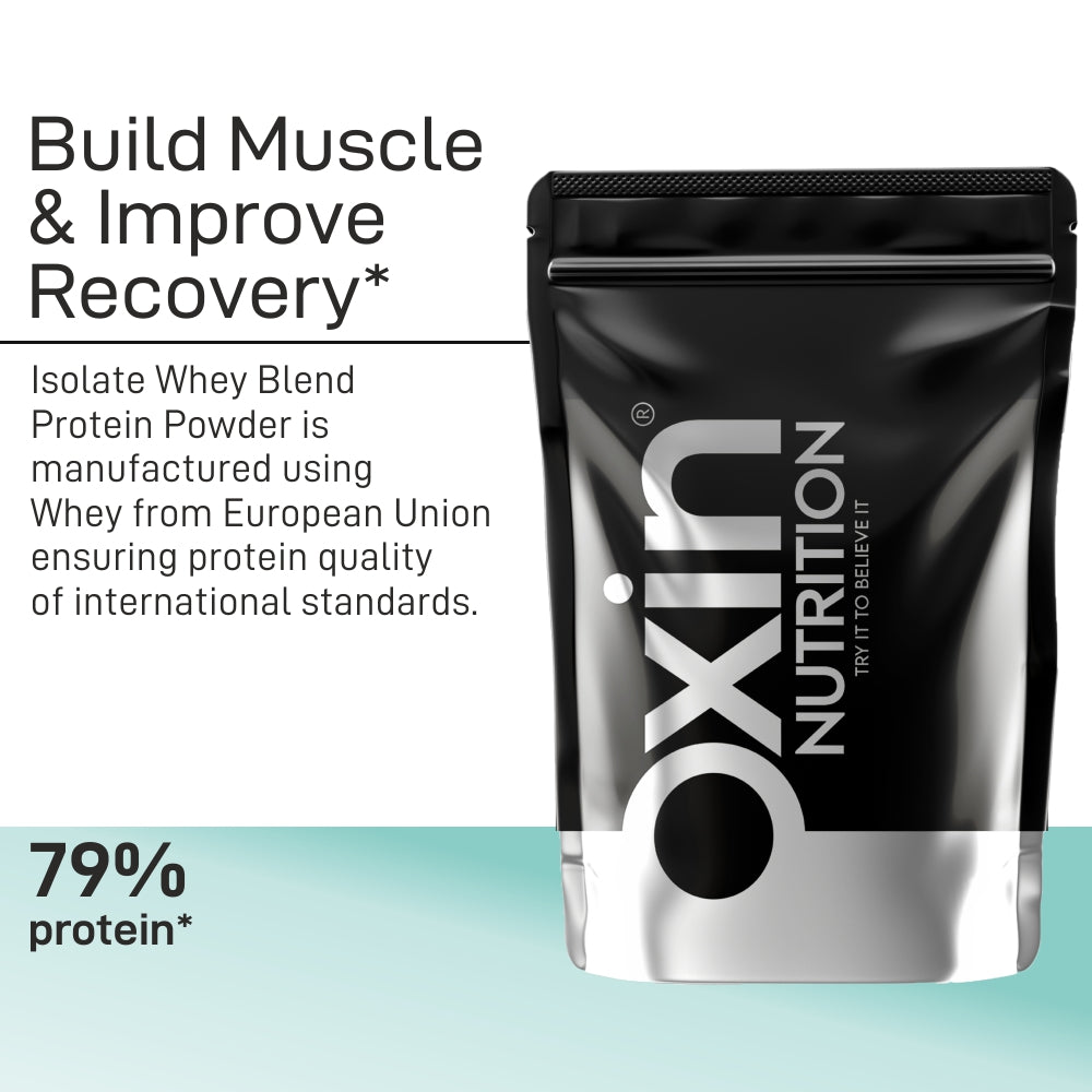 Oxin Nutrition® Isolate Blend Whey Protein Powder 2lbs