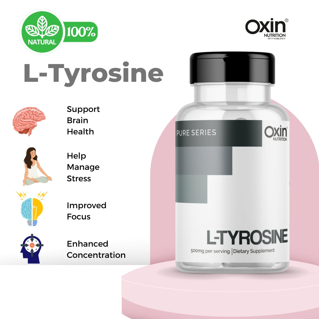 Oxin® Nutrition L Tyrosine 500mg Capsule