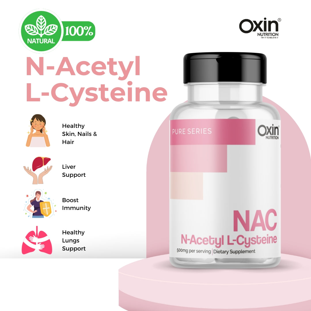 Oxin® Nutrition NAC N-Acetyl L-Cysteine CAP