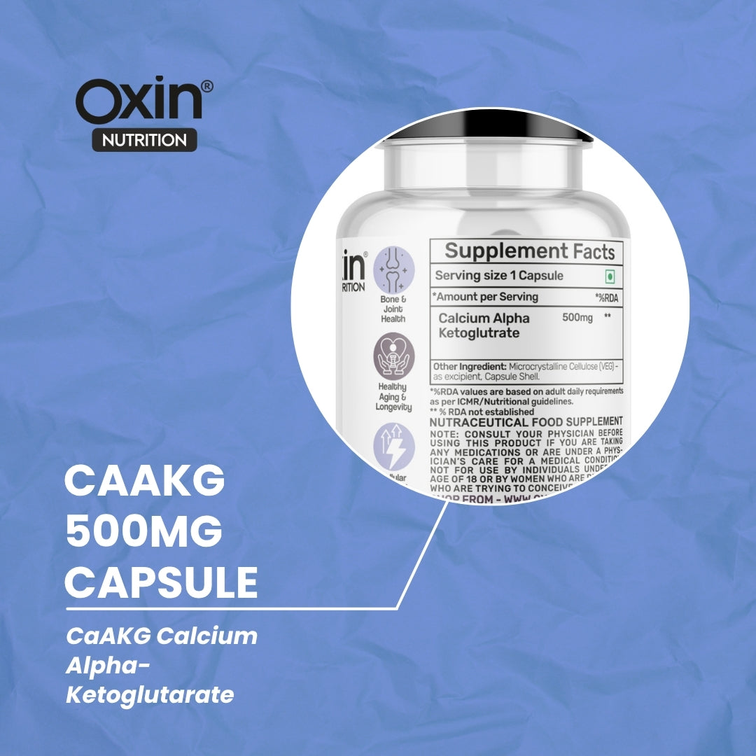 Oxin Nutrition CaAKG Calcium Alpha-Ketoglutarate – Bone Shield Pro