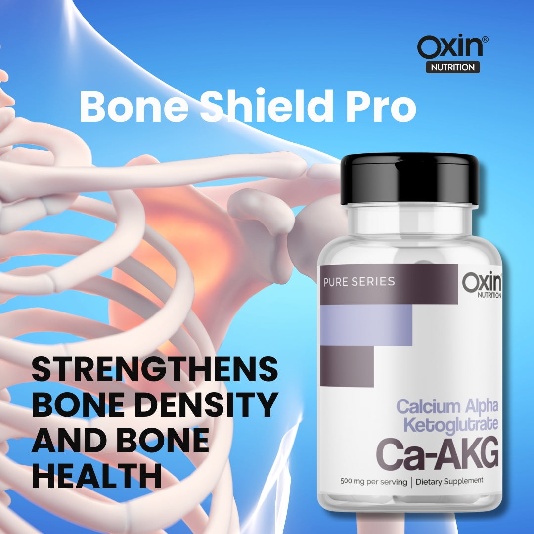 Oxin Nutrition CaAKG Calcium Alpha-Ketoglutarate – Bone Shield Pro