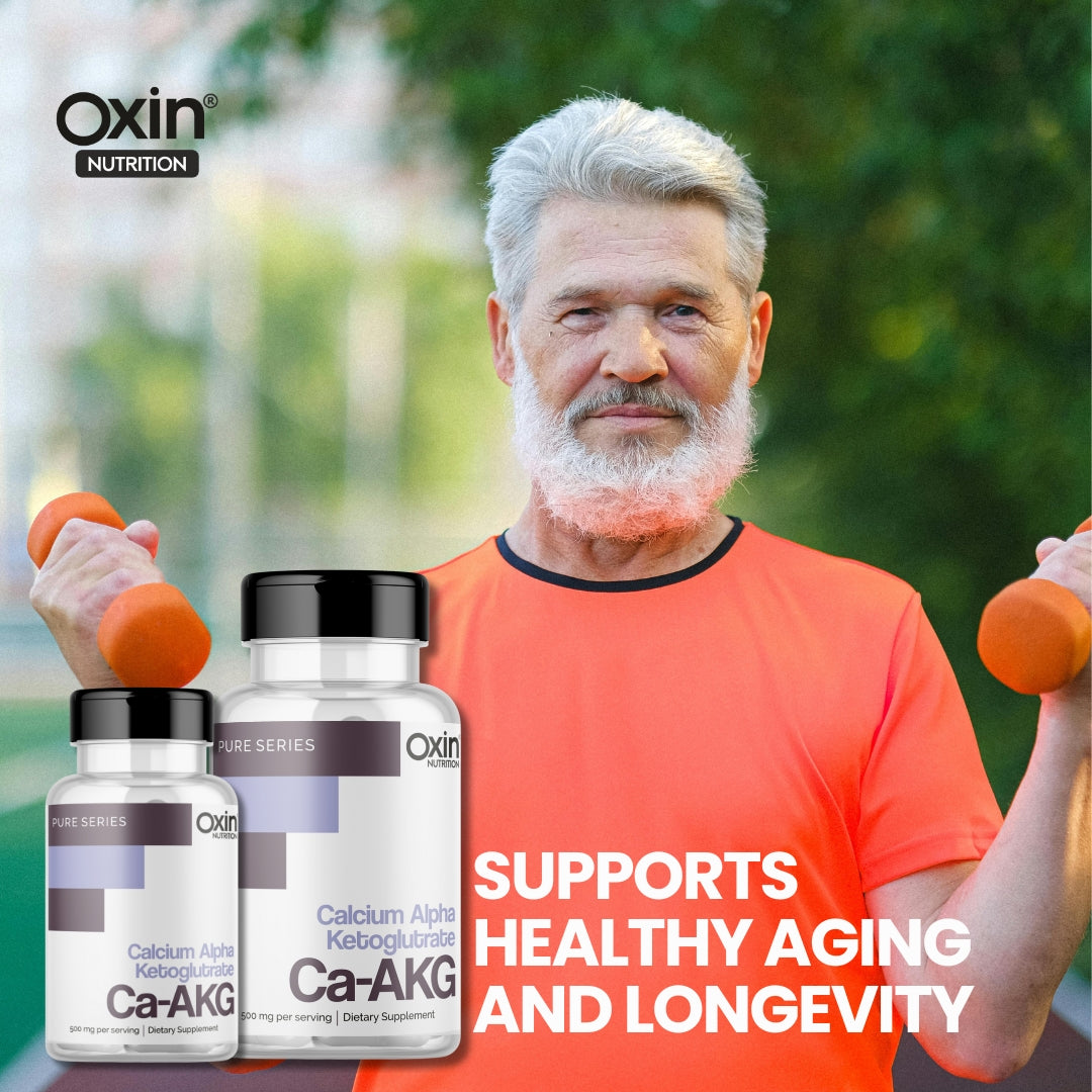 Oxin Nutrition CaAKG Calcium Alpha-Ketoglutarate – Bone Shield Pro