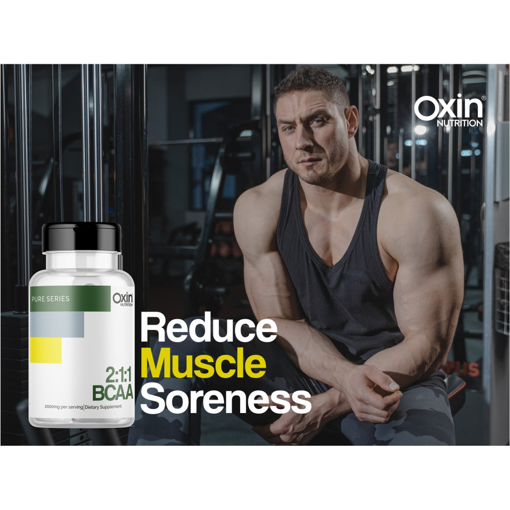 Oxin® Nutrition BCAA 2:1:1 2000mg Capsules
