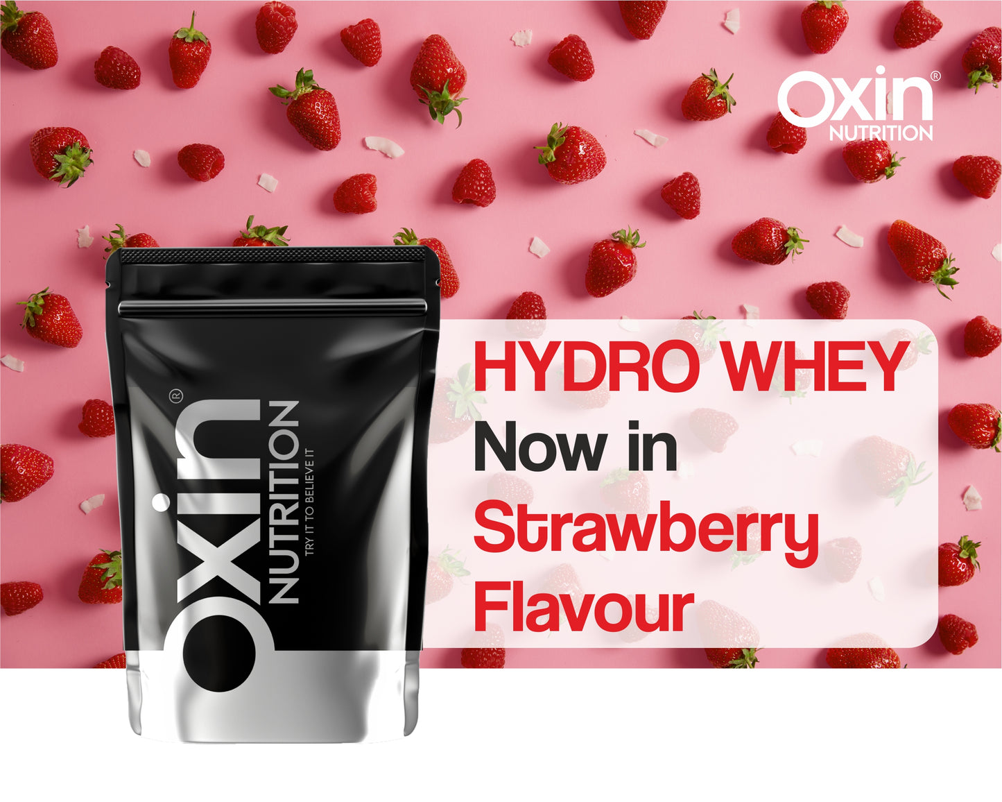 Oxin® Nutrition Hydro Whey Protein Powder 2lbs