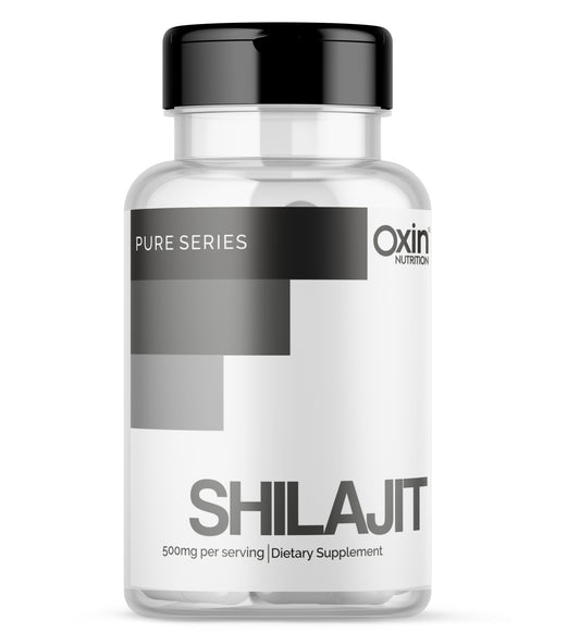 Oxin® Nutrition Shilajit Capsules for Strength Vitality and Longevity