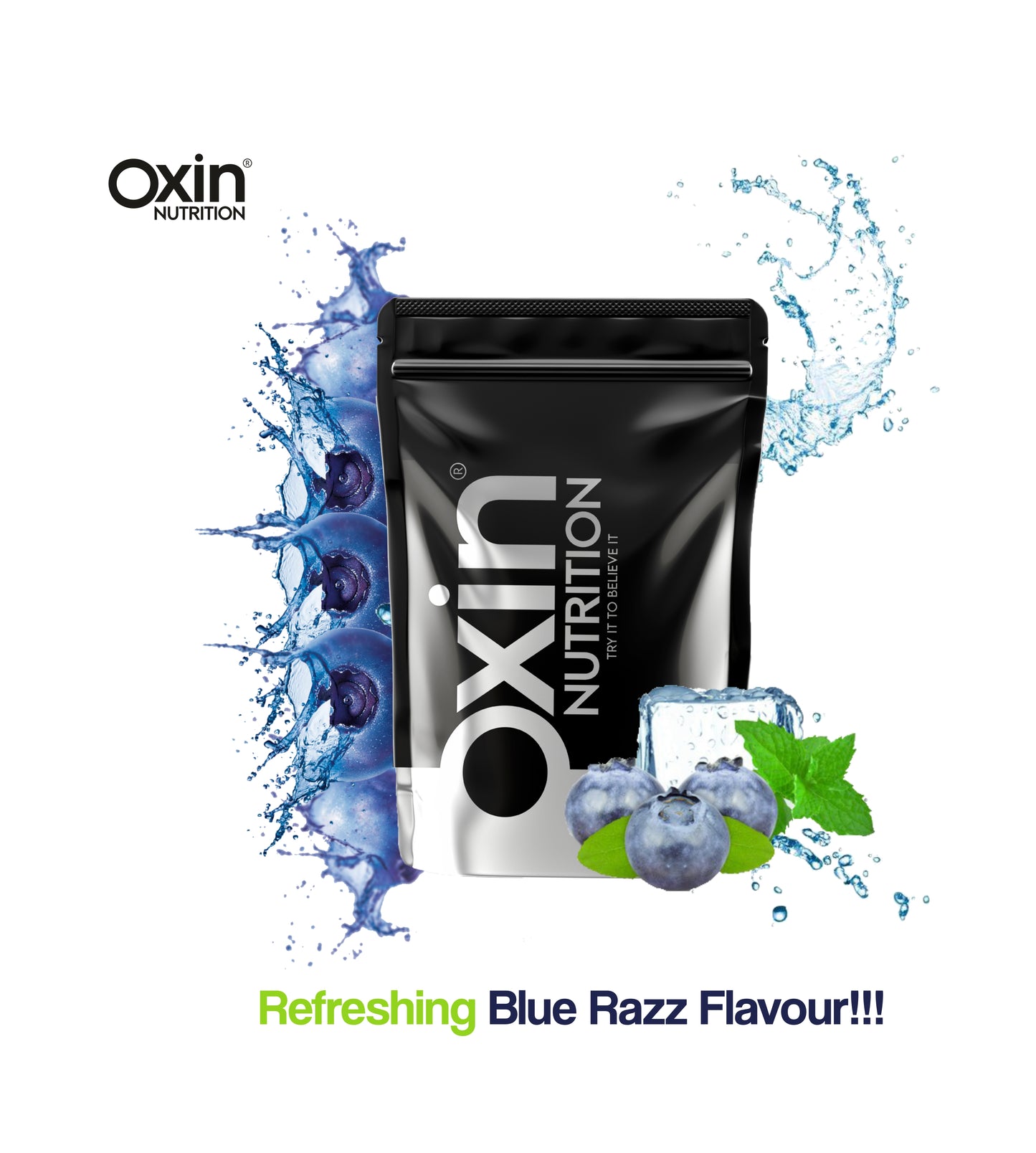 Oxin Nutrition® Pre Workout 3X Caffeinated Punch With Vitamin C - Preworkout Drink