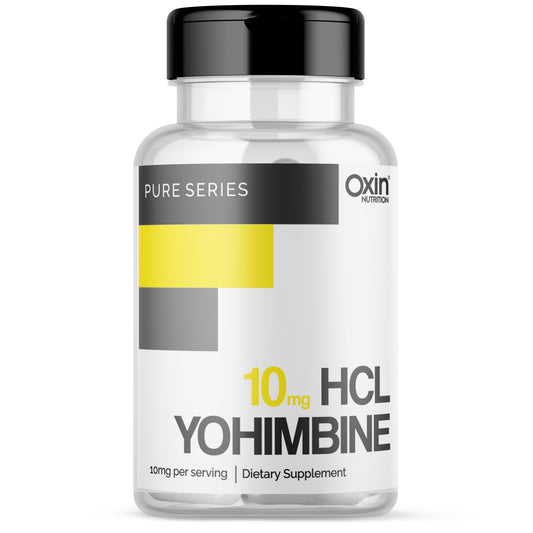Oxin Nutrition® Yohimbine HCL 10mg Potent Fat Burner - PRO GRADE