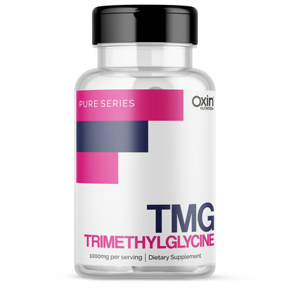 Oxin Nutrition TMG Trimethylglycine 1000mg - Supports Liver Health, Energy, and Methylation Capsules