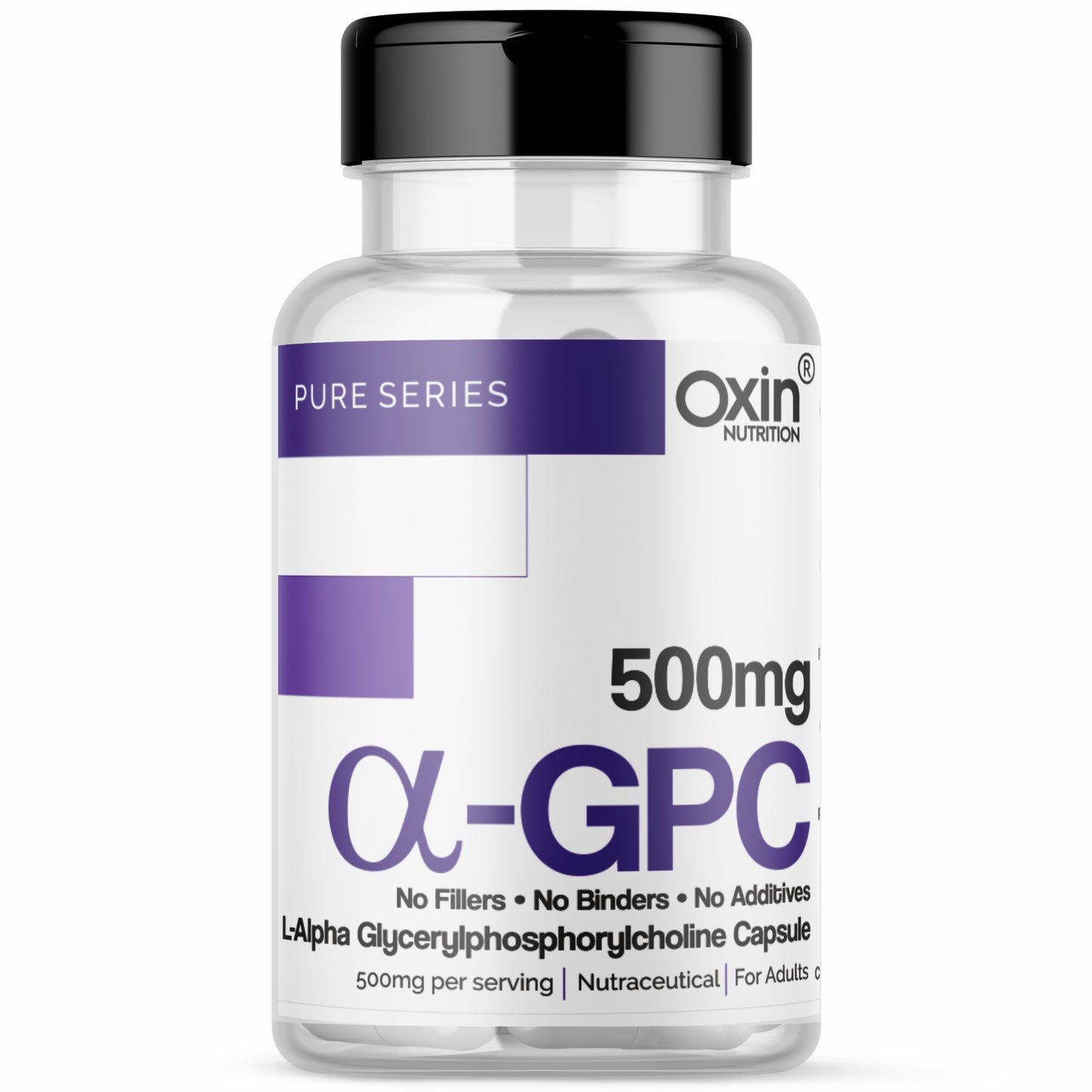 Alpha GPC 500mg Single Ingredient