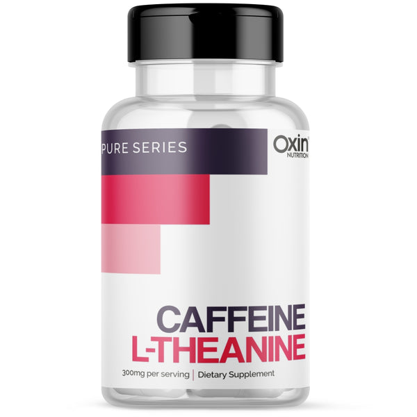 Oxin® Nutrition Caffeine L Theanine Capsules | Caffeine 200mg L Theanine 100mg