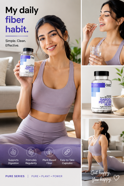 Isabgol Psyllium Husk 400mg Capsules