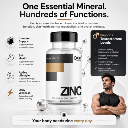 Oxin® Nutrition Zinc Capsules 30mg
