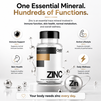 Oxin® Nutrition Zinc Capsules 30mg