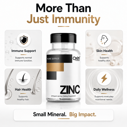 Oxin® Nutrition Zinc Capsules 30mg