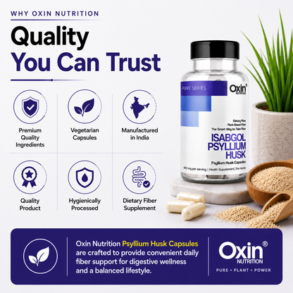Isabgol Psyllium Husk 400mg Capsules
