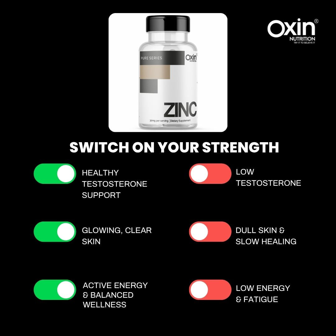 Oxin® Nutrition Zinc Capsules 30mg