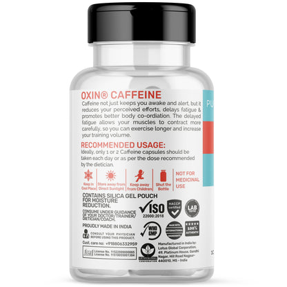 Oxin® Nutrition Caffeine 100mg Capsules