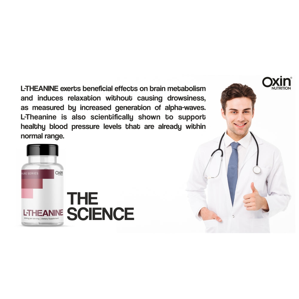 Oxin® Nutrition L Theanine 200mg Capsules