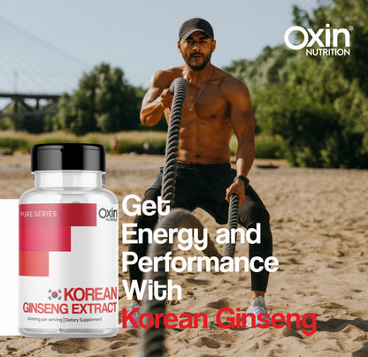 Oxin® Nutrition 100% Korean Red Ginseng Plant Based