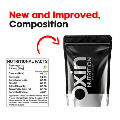 Oxin Nutrition® WPC Whey Protein Concentrate Powder 1KG