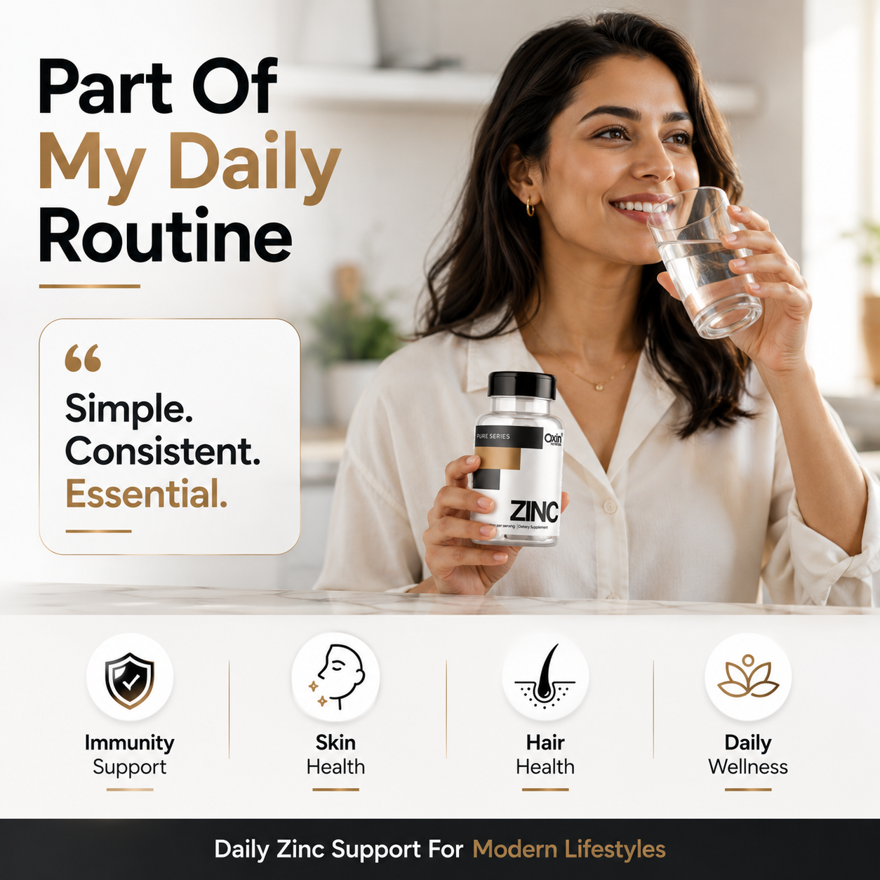 Oxin® Nutrition Zinc Capsules 30mg